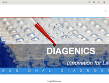 Tablet Screenshot of diagenics.de